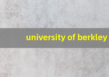 university of berkley